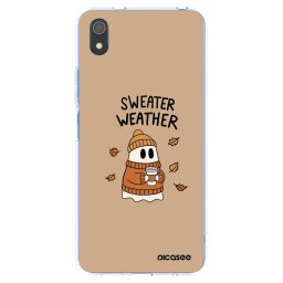 Átlátszó szilikon tok az alábbi mobiltelefonokra Xiaomi Redmi 7A - Sweater ghost