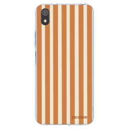 Átlátszó szilikon tok az alábbi mobiltelefonokra Xiaomi Redmi 7A - Orange lines