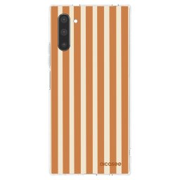 Átlátszó szilikon tok az alábbi mobiltelefonokra Samsung Galaxy Note 10 N970F - Orange lines