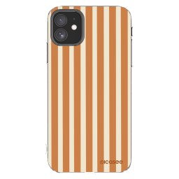 Átlátszó szilikon tok az alábbi mobiltelefonokra Apple iPhone 11 - Orange lines