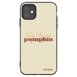 Fekete szilikon tok az alábbi mobiltelefonokra Apple iPhone 11 - Hey there pumpkin