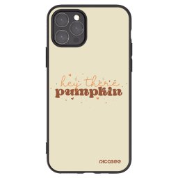 Fekete szilikon tok az alábbi mobiltelefonokra Apple iPhone 11 Pro - Hey there pumpkin