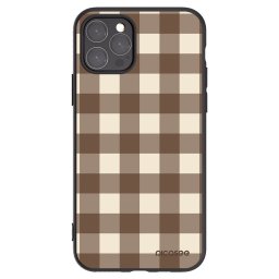 Fekete szilikon tok az alábbi mobiltelefonokra Apple iPhone 11 Pro - Brown grid