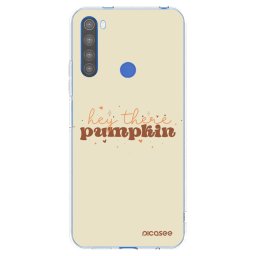 Átlátszó szilikon tok az alábbi mobiltelefonokra Xiaomi Redmi Note 8T - Hey there pumpkin