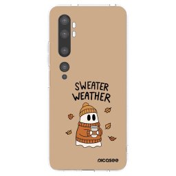 Átlátszó szilikon tok az alábbi mobiltelefonokra Xiaomi Mi Note 10 (Pro) - Sweater ghost