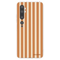 Átlátszó szilikon tok az alábbi mobiltelefonokra Xiaomi Mi Note 10 (Pro) - Orange lines