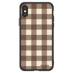 ULTIMATE CASE Apple iPhone X/XS - készülékre - Brown grid