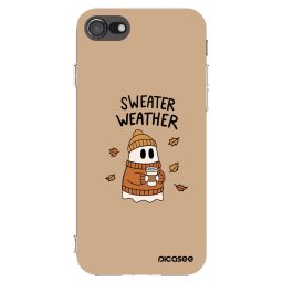 Átlátszó szilikon tok az alábbi mobiltelefonokra Apple iPhone SE 2020 - Sweater ghost