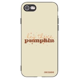 Fekete szilikon tok az alábbi mobiltelefonokra Apple iPhone SE 2020 - Hey there pumpkin
