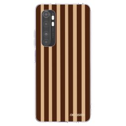 Átlátszó szilikon tok az alábbi mobiltelefonokra Xiaomi Mi Note 10 Lite - Brown lines