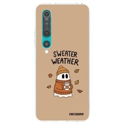 Átlátszó szilikon tok az alábbi mobiltelefonokra Xiaomi Mi 10 - Sweater ghost