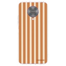 Átlátszó szilikon tok az alábbi mobiltelefonokra Xiaomi Poco F2 Pro - Orange lines