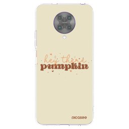 Átlátszó szilikon tok az alábbi mobiltelefonokra Xiaomi Poco F2 Pro - Hey there pumpkin