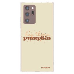Átlátszó szilikon tok az alábbi mobiltelefonokra Samsung Galaxy Note 20 Ultra - Hey there pumpkin