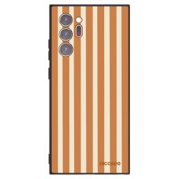 Fekete szilikon tok az alábbi mobiltelefonokra Samsung Galaxy Note 20 Ultra - Orange lines