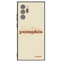 Fekete szilikon tok az alábbi mobiltelefonokra Samsung Galaxy Note 20 Ultra - Hey there pumpkin