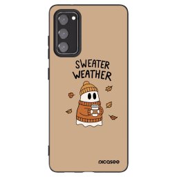 Fekete szilikon tok az alábbi mobiltelefonokra Samsung Galaxy S20 FE - Sweater ghost