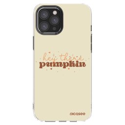 Átlátszó szilikon tok az alábbi mobiltelefonokra Apple iPhone 12 Pro Max - Hey there pumpkin