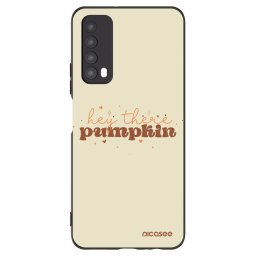 Fekete szilikon tok az alábbi mobiltelefonokra Huawei P Smart 2021 - Hey there pumpkin