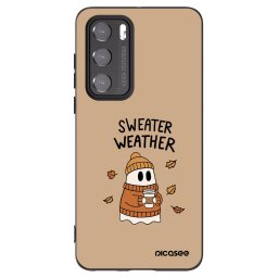 Fekete szilikon tok az alábbi mobiltelefonokra Huawei P40 - Sweater ghost