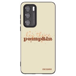 Fekete szilikon tok az alábbi mobiltelefonokra Huawei P40 - Hey there pumpkin
