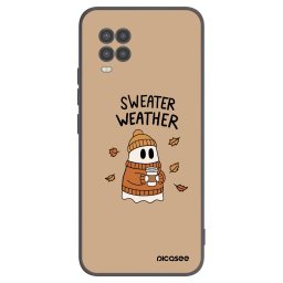 Fekete szilikon tok az alábbi mobiltelefonokra Xiaomi Mi 10 Lite - Sweater ghost