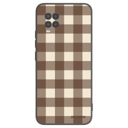 Fekete szilikon tok az alábbi mobiltelefonokra Xiaomi Mi 10 Lite - Brown grid