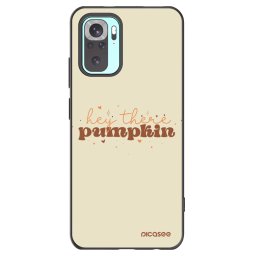 Fekete szilikon tok az alábbi mobiltelefonokra Xiaomi Redmi Note 10 Pro - Hey there pumpkin