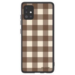 ULTIMATE CASE Samsung Galaxy A51 A515F - készülékre - Brown grid