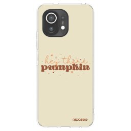 Átlátszó szilikon tok az alábbi mobiltelefonokra Xiaomi Mi 11 - Hey there pumpkin