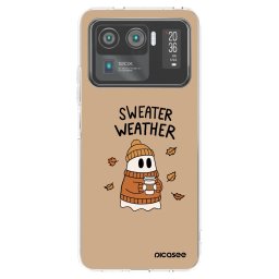 Átlátszó szilikon tok az alábbi mobiltelefonokra Xiaomi Mi 11 Ultra - Sweater ghost