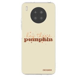 Átlátszó szilikon tok az alábbi mobiltelefonokra Huawei Nova 8i - Hey there pumpkin