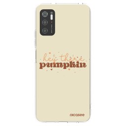 Átlátszó szilikon tok az alábbi mobiltelefonokra Xiaomi Poco M3 Pro 5G - Hey there pumpkin