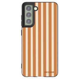 Fekete szilikon tok az alábbi mobiltelefonokra Samsung Galaxy S21 FE 5G - Orange lines