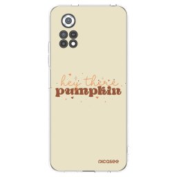 Átlátszó szilikon tok az alábbi mobiltelefonokra Xiaomi Poco X4 Pro 5G - Hey there pumpkin