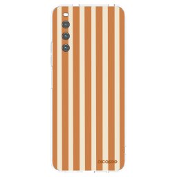 Átlátszó szilikon tok az alábbi mobiltelefonokra Sony Xperia 10 IV 5G - Orange lines
