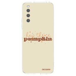 Átlátszó szilikon tok az alábbi mobiltelefonokra Sony Xperia 10 IV 5G - Hey there pumpkin