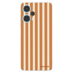 Átlátszó szilikon tok az alábbi mobiltelefonokra Xiaomi Poco F5 - Orange lines