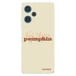 Átlátszó szilikon tok az alábbi mobiltelefonokra Xiaomi Poco F5 - Hey there pumpkin