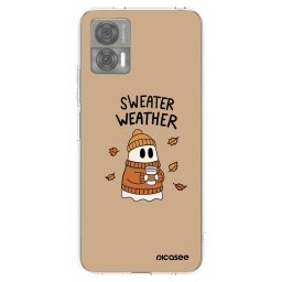 Átlátszó szilikon tok az alábbi mobiltelefonokra Motorola Edge 30 Neo - Sweater ghost