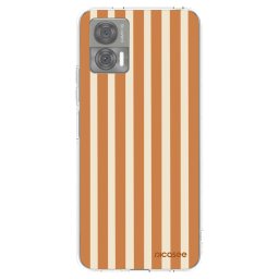 Átlátszó szilikon tok az alábbi mobiltelefonokra Motorola Edge 30 Neo - Orange lines