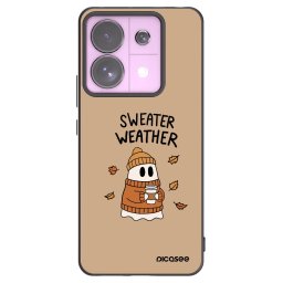 Fekete szilikon tok az alábbi mobiltelefonokra Xiaomi Redmi Note 13 Pro 5G - Sweater ghost