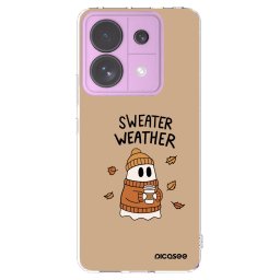 Átlátszó szilikon tok az alábbi mobiltelefonokra Xiaomi Redmi Note 13 Pro 5G - Sweater ghost