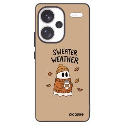 Fekete szilikon tok az alábbi mobiltelefonokra Xiaomi Redmi Note 13 Pro+ 5G - Sweater ghost