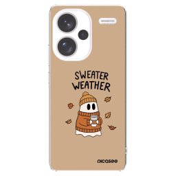 Átlátszó szilikon tok az alábbi mobiltelefonokra Xiaomi Redmi Note 13 Pro+ 5G - Sweater ghost