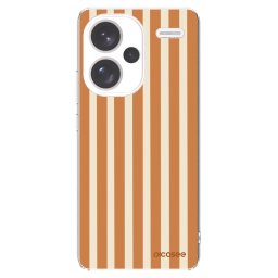Átlátszó szilikon tok az alábbi mobiltelefonokra Xiaomi Redmi Note 13 Pro+ 5G - Orange lines