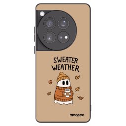 Fekete szilikon tok az alábbi mobiltelefonokra OnePlus 12 5G - Sweater ghost