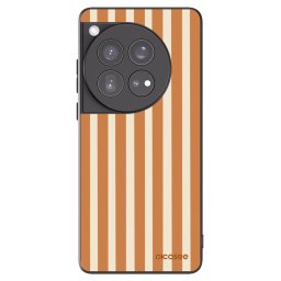 Fekete szilikon tok az alábbi mobiltelefonokra OnePlus 12 5G - Orange lines