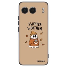 Fekete szilikon tok az alábbi mobiltelefonokra OnePlus Nord 4 - Sweater ghost
