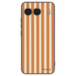 Fekete szilikon tok az alábbi mobiltelefonokra OnePlus Nord 4 - Orange lines